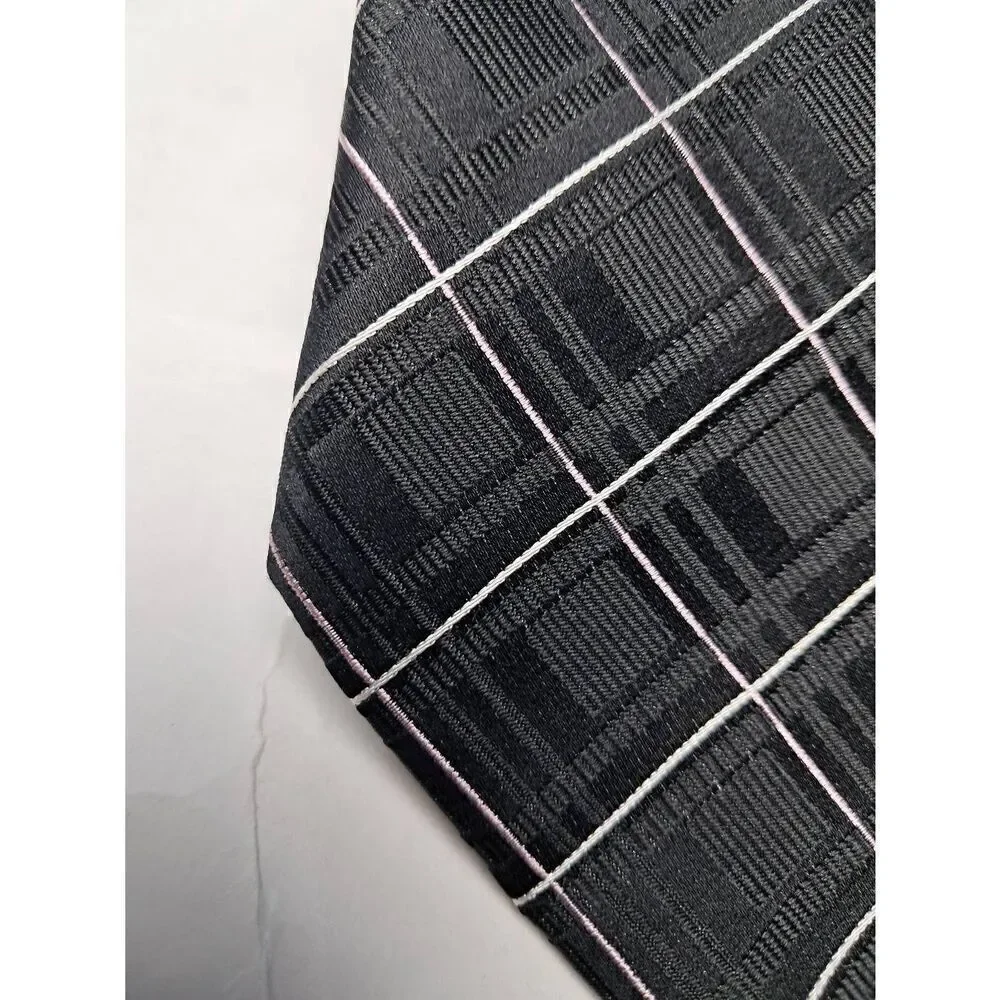 Donald Trump Signature Collection Handmade Pure Silk Stripe Tie L=56'  W=3.85'